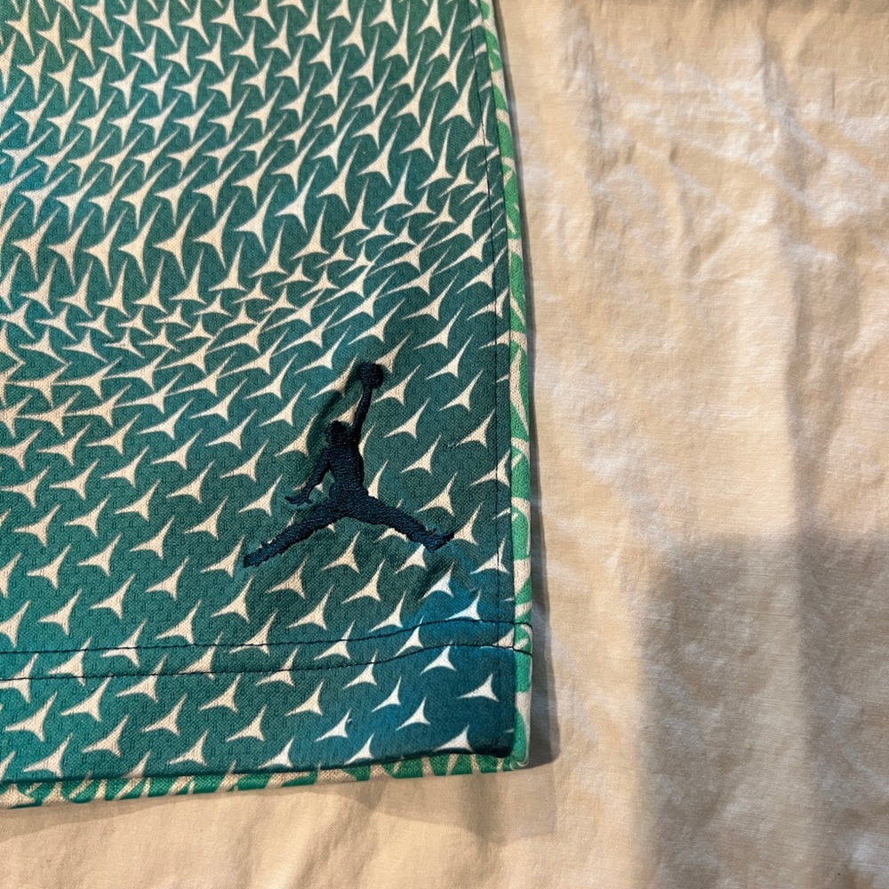ShortsNike Air Jordan Jumpman Shorts Green / White Excellent Condition Medium